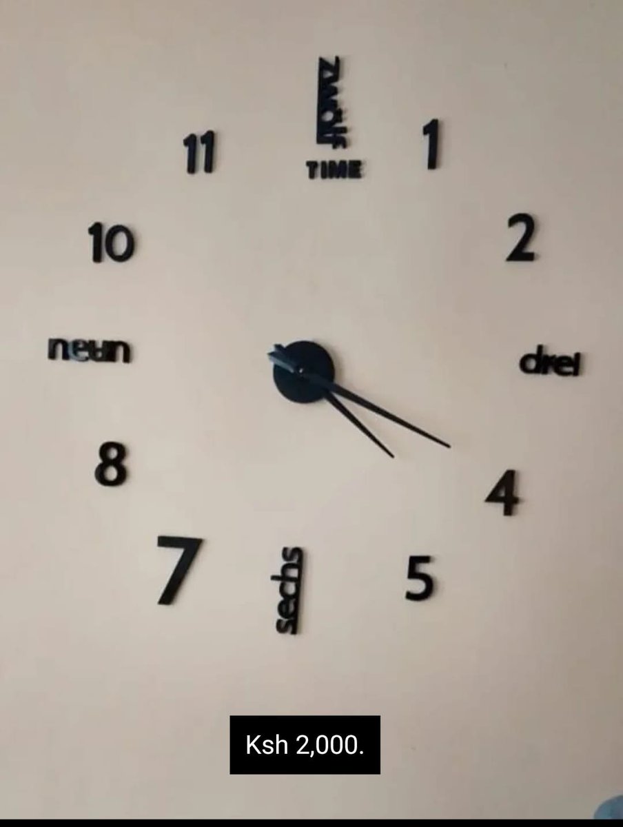ClasicEquipment's tweet image. Give your home the beauty it deserves with our dual functions 3D wall clocks.

 Perfect for offices, classrooms, event halls and ideal gift items to families and friends. 

Kes 2,000.
0721275514.

#clock #3dclock
#3dclocks #3dwallclock #3dwallclocks