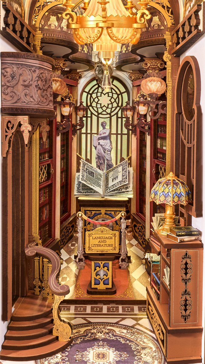 ✨英語版新商品✨／ DIY ブックヌックシリーズ ◼️TGB16 Library of