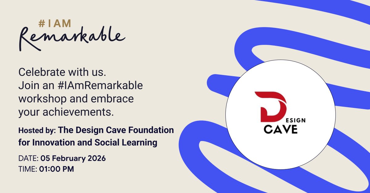 O_V_Adejayan's tweet photo. Tomorrow is the day!
@DesignCaveNGO is hosting a #IAmRemarkable workshop a space for confidence, self-advocacy, and owning your wins without shrinking.
We’re excited. Our community is ready. Let’s go
Register with the link below:
https://t.co/AgZ1QwqjJY https://t.co/tMa2r0jX3T