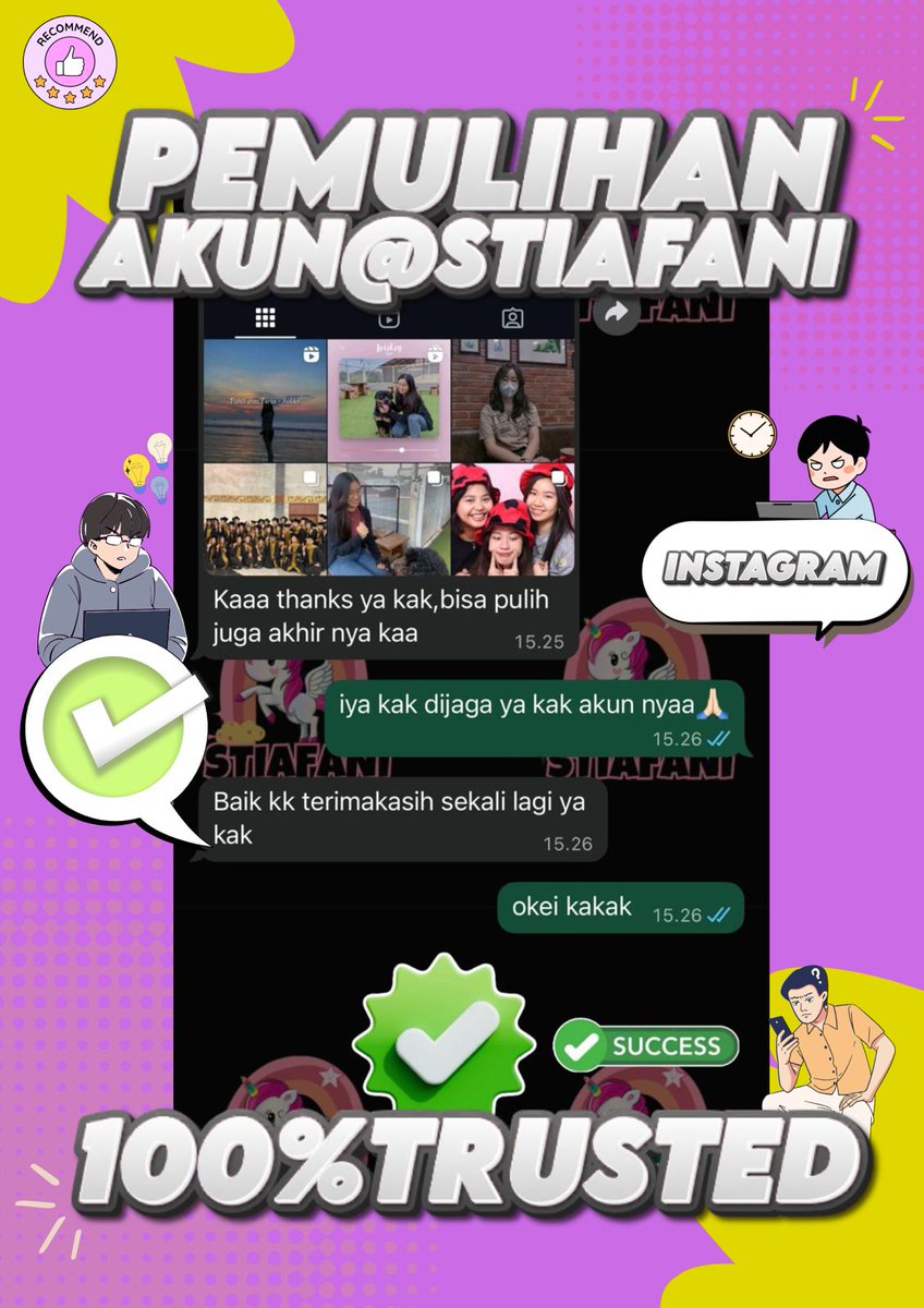 immensde's tweet image. JASA ❕❕
PEMULIHAN AKUN DAN HAPUS AKUN

💜&amp;gt;JASA HAPUS AKUN 
💜&amp;gt;PULIHKAN BALIKIN AKUN LUPA PASWORD/KE HACK
💜&amp;gt;JASA LACAK LOKASI
💜&amp;gt;SADAP WA
💜&amp;gt;LACAK HP HILANG BY NO HP/IMEI
💜&amp;gt;JASA HACK/PEMULIHAN AKUN (EMAIL,IG,WA,TWITER/X, FB,TIKTOK)

FAST RESPON WA