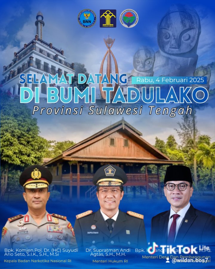CorpRgw's tweet photo. Peresmian POSBANKUM Sulteng oleh Menteri Desa PDT :  POSBANKUM Hadir untuk mengurai semua permasalahan hukum di Desa, dari Hulu sampai Hilir.
#posbankumdesa
#jagadesakita
#TerimaKasihPakMenteriDesa
#PendampingDesaHebat
#TPPIndonesia
@prabowosubianto
@yandrisusanto
@arizapatria https://t.co/1vi5Y9hwwk
