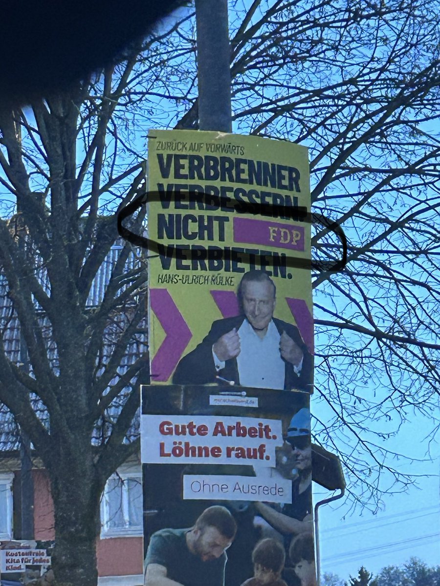 Jahrelang hab ich mich nicht von Wahlplakaten beeinflussen lassen. Dieses Jahr könnte sich dies ändern