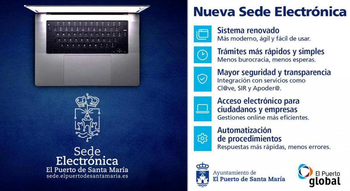 ElPuertoGlobal's tweet photo. El Ayuntamiento de El Puerto confirma el creciente uso de la nueva Sede Electrónica Municipal. En apenas cuatro meses, ya se han tramitado más de 5.236 solicitudes para realizar trámites a través de esta plataforma digital

#ElPuerto #EPG #eAdministración

https://t.co/y2pzYoRz38 https://t.co/FQz8dDkJtr