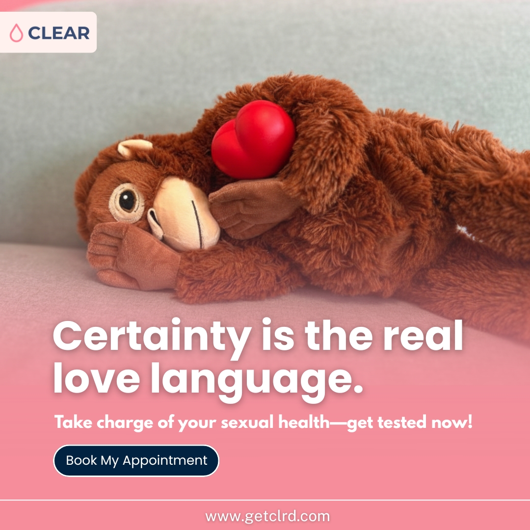 get_clrd's tweet photo. Certainty is the real love language. 💕

Jimmy says 🐒
The hottest thing you can give someone is peace of mind 😌❤️‍🔥

We got you. 😎
👉 https://t.co/XlNbZioR1o
#GETCLRD #KnowFirst #SmartIsSexy