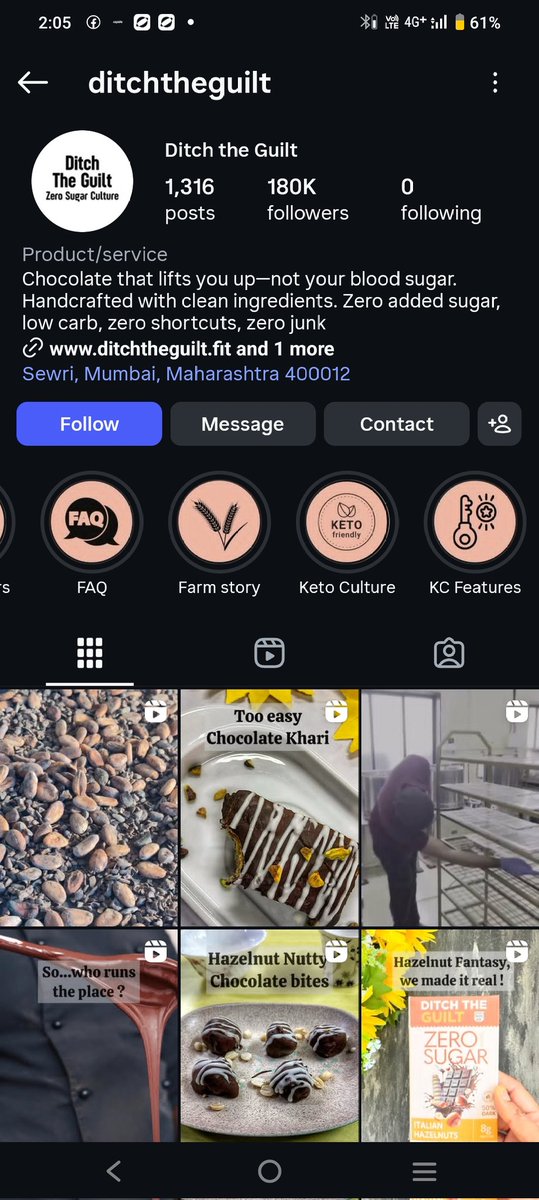 DigitalmediaEx3's tweet photo. This company named @ditchtheguilt is running a complete scam, they are running ads on Instagram frequently but didn't deliver any goods. The contact number and email are all fakes there is no way to contact them

#scam #onlinescam #maharastrapolice https://t.co/KMs3ArWhMJ