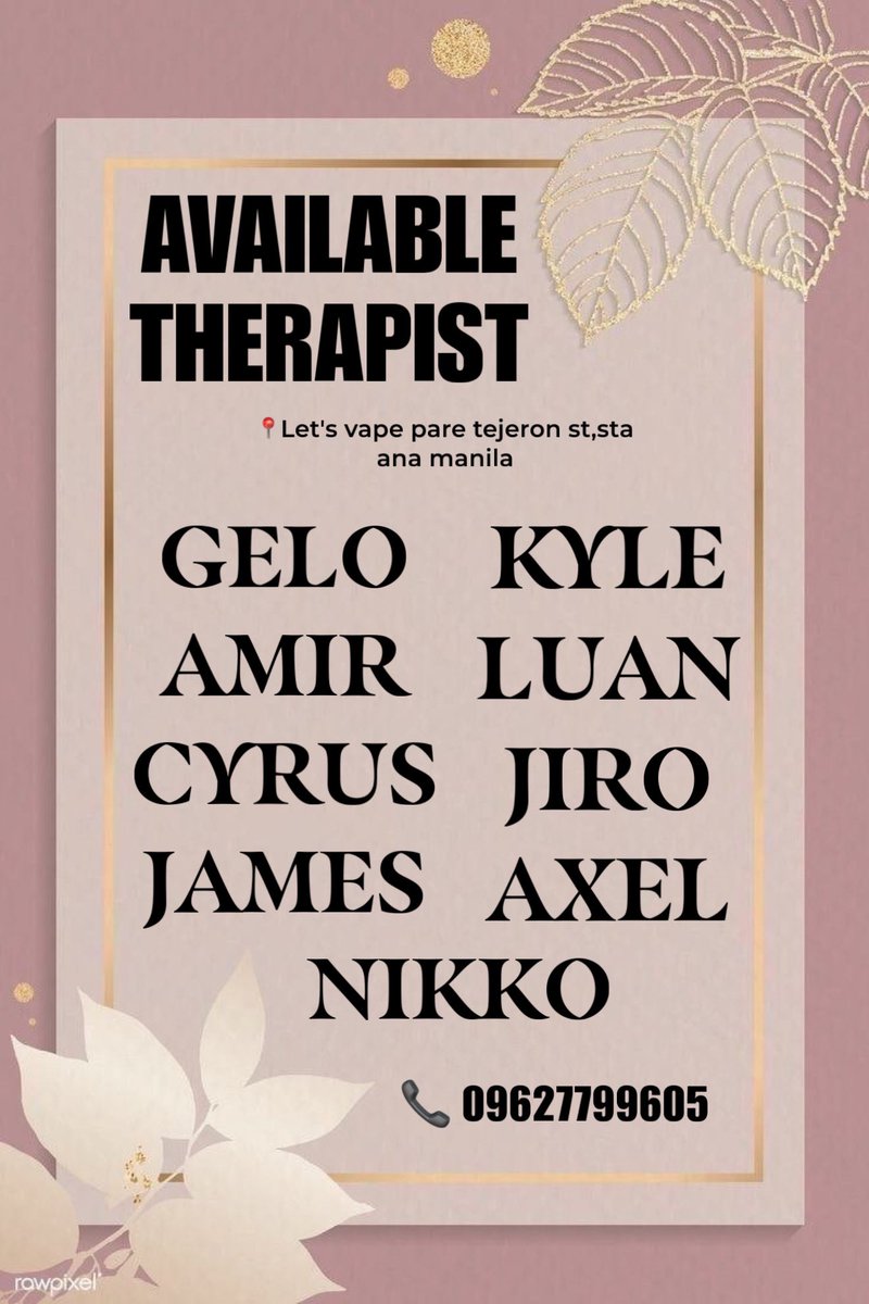 𝑶𝒑𝒆𝒏 𝒇𝒐𝒓 𝒆𝒂𝒓𝒍𝒚 𝒓𝒆𝒔𝒆𝒓𝒗𝒂𝒕𝒊𝒐𝒏✨
📌𝟯 𝗦𝗹𝗼𝘁 𝗽𝗲𝗿 𝘁𝗵𝗲𝗿𝗮𝗽𝗶𝘀𝘁

⏰ 𝑶𝑷𝑬𝑵 𝟏𝟐𝑷𝑴 𝒕𝒊𝒍𝒍 𝟑𝑨𝑴

📌𝐄𝐧𝐣𝐨𝐲 𝐩𝐫𝐢𝐯𝐚𝐭𝐞 𝐫𝐨𝐨𝐦𝐬 𝐰𝐢𝐭𝐡 𝐬𝐡𝐨𝐰𝐞𝐫, 𝐜𝐥𝐞𝐚𝐧 𝐂𝐑, 𝐒𝐞𝐦𝐢 𝐕𝐈𝐏 𝐬𝐮𝐢𝐭𝐞𝐬. 𝐇𝐲𝐠𝐢𝐞𝐧𝐢𝐜 𝐚𝐧𝐝 𝐬𝐞𝐫𝐞𝐧𝐞