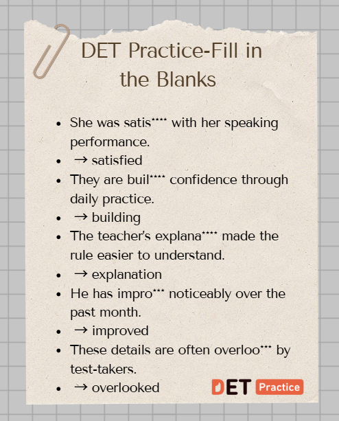 PracticeDET's tweet image. DET Wednesday Check-in
Midweek reminder: familiar doesn’t mean easy.
Stay sharp for the Duolingo English Test.
🎯 DETPractice.com – 3-day FREE VIP
#DET #DuolingoEnglishTest #StudyMindset #DailyPractice