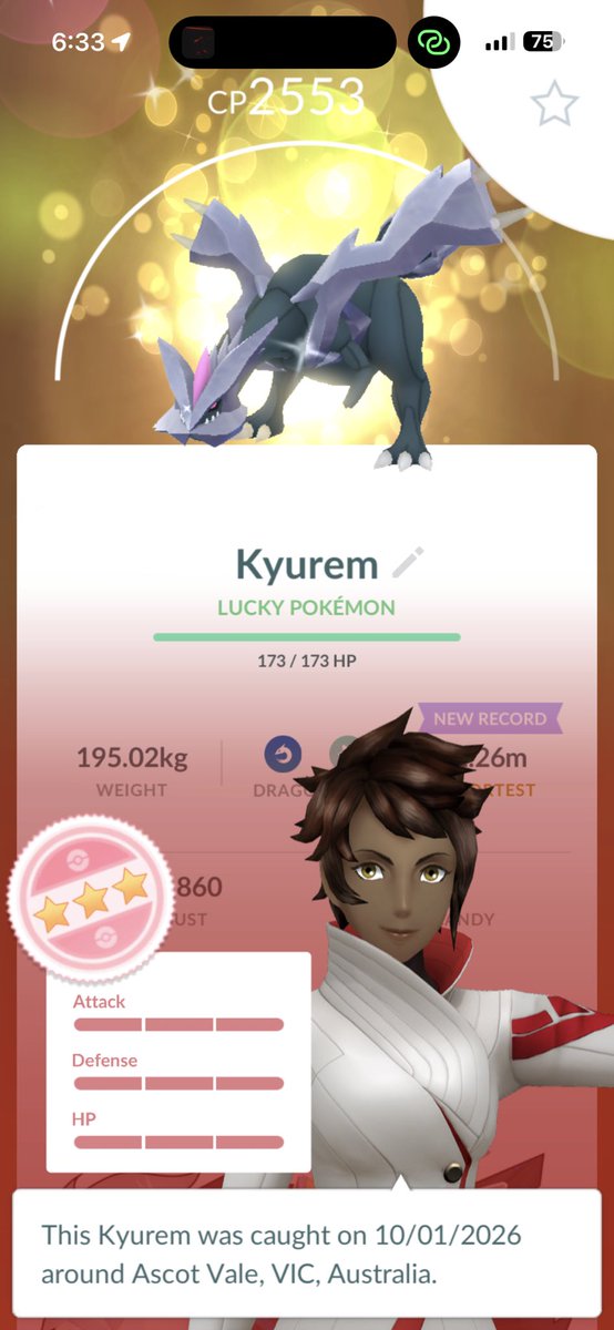 BritballsXXX's tweet photo. Lucky trade for the day😍
Shundo kyurem🤤
#pokemongo #lucky #shundo https://t.co/KaGBpkm6Gn