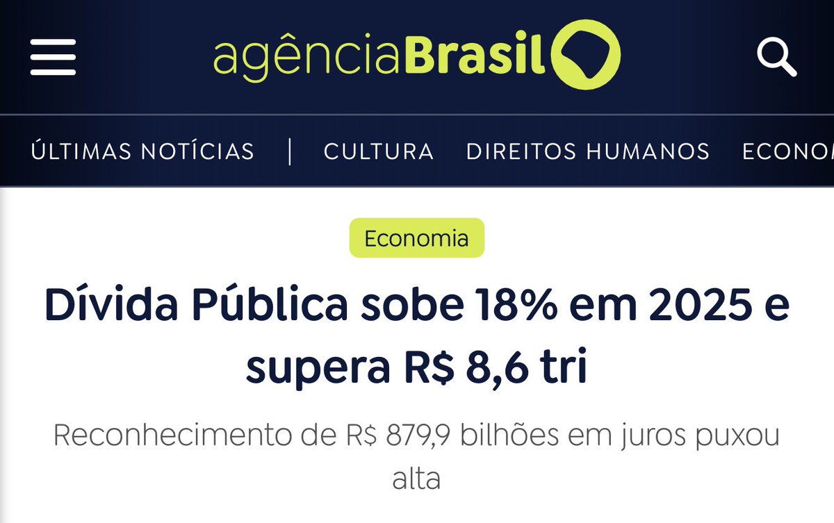 País endividado, déficit fiscal, juros altos, população apertada.
Mesmo assim, Brasília faz o quê? Aumenta gasto.

A Câmara aprovou R$ 4,3 bilhões em reajustes e novos cargos.
A dívida pública já ronda 76% do PIB e o governo segue gastando como se o dinheiro fosse infinito -