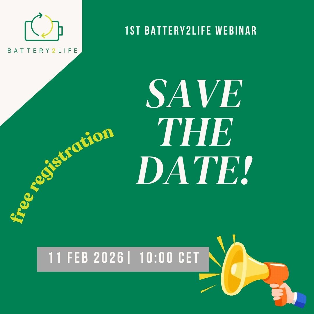 battery2life_eu's tweet photo. The clock is ticking! ⏳ 
The 1st #BATTERY2LIFEProject webinar 🔋 is just a week away! You can still register and check the agenda, here: 📌https://t.co/I5ydh1V3zR
#HorizonEurope #SecondLifeBatteries #EVs #Batteries https://t.co/EZwee4YoGp
