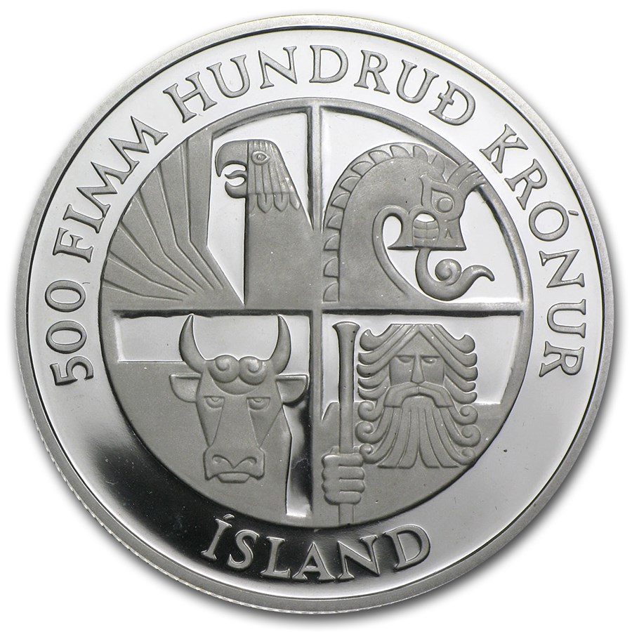 houseofemirates's tweet photo. Extraordinary Investment-grade treasure of Nordic heritage:  Iceland 1974 – 500 Krónur “1st Settlement” Silver Coin, a prestigious commemorative issue struck to honor the foundation of the Icelandic nation and its legendary Viking origins. https://t.co/py4ADUgfB9 https://t.co/gjqz0lKxfo