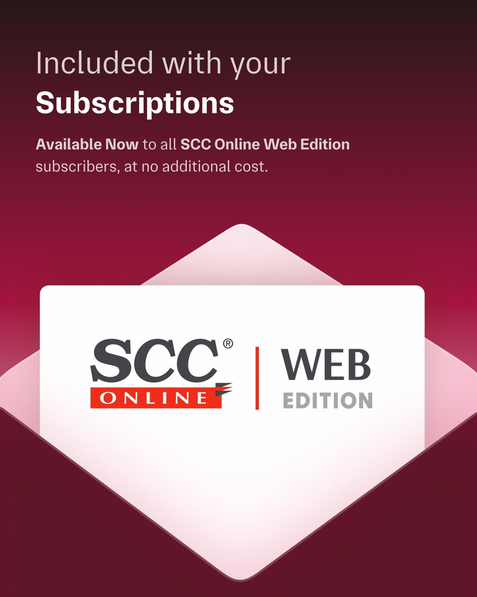 scconline_'s tweet photo. Legal research, now smarter.

Introducing SmartSearch — natural language search on SCC Online that helps you move beyond keywords and find relevant legal materials faster.

The smartest way to legal research is here.

Available now to SCC Online Web Edition subscribers. https://t.co/0ReY8DzQ1W