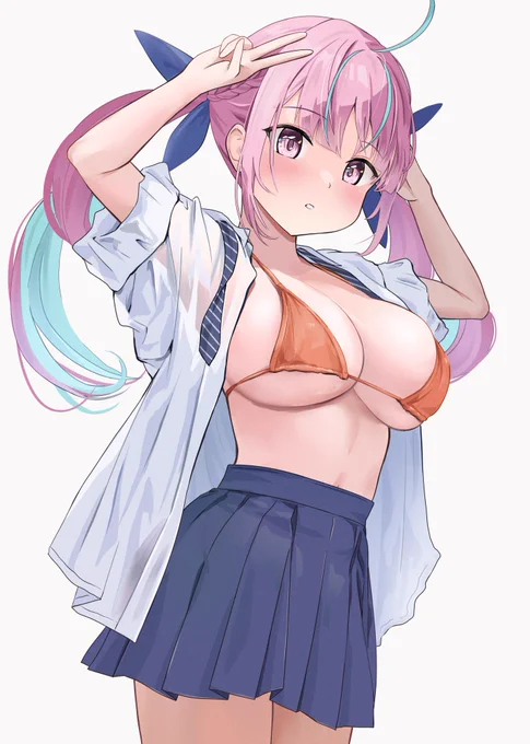 オレンジ色
