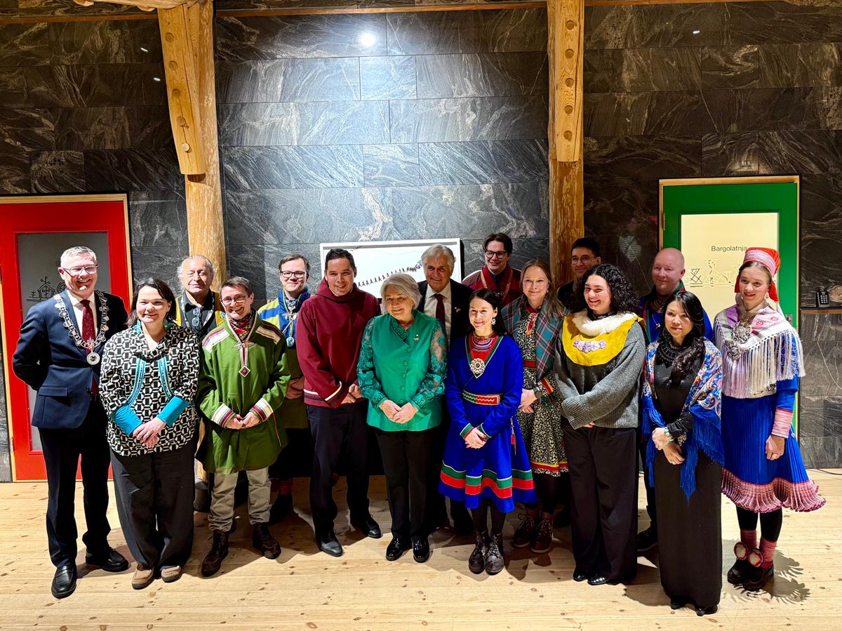Merci à toutes et à tous d’avoir participé à l’activité sur l’engagement sámi et autochtone à #ArcticFrontiers2026 avec #GGSimon, gouverneure générale du Canada. Une soirée empreinte de culture sámi, de priorités communes et de solides liens Nord Nord.

<a href="/AmyBakerCAN/">Amy Baker</a> <a href="/CanadaGG/">Gouverneur général du Canada</a>