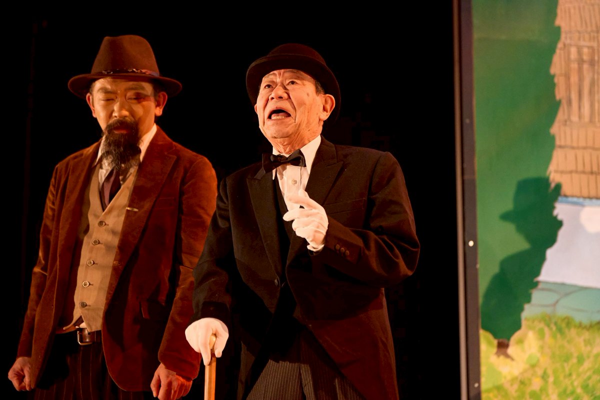 type4132mine's tweet photo. 人間座第70回公演 @ningenza_studio
『桜の園』

場所　京都府立文化芸術会館
#70桜の園 #人間座 #舞台写真 https://t.co/sjaBCWy13Z