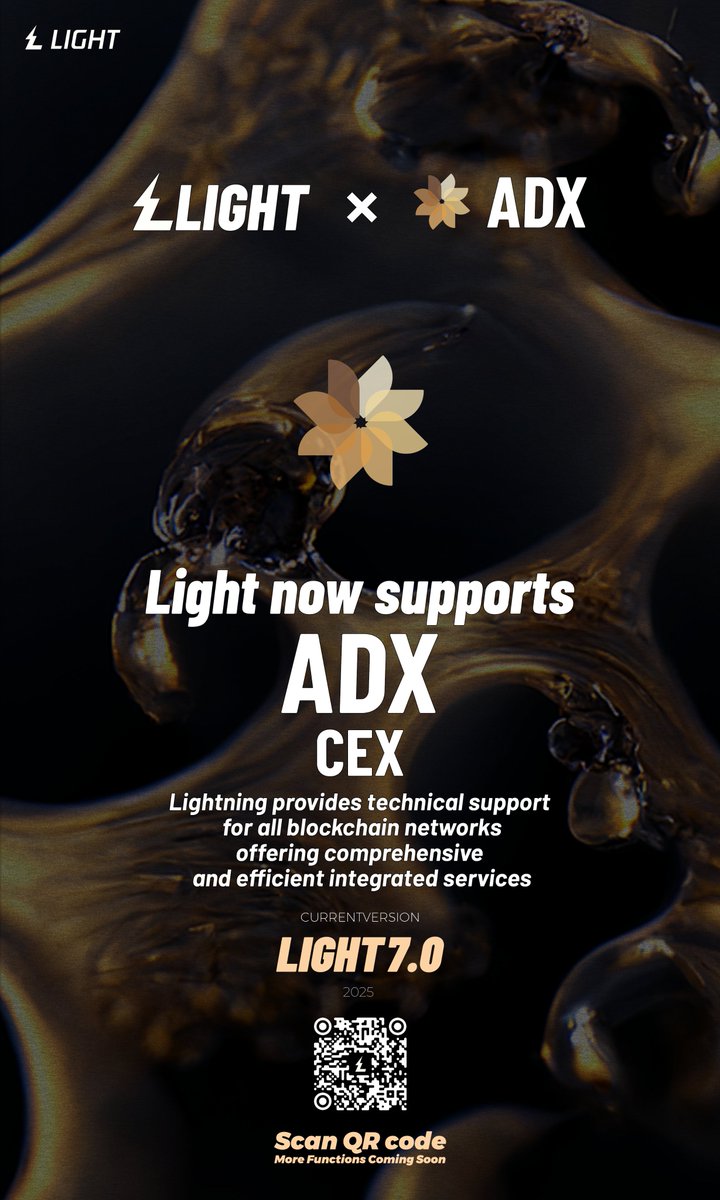 ⚡️LIGHT × ADX
Lightning now supports ADX Exchange
🔗llkkz.net
