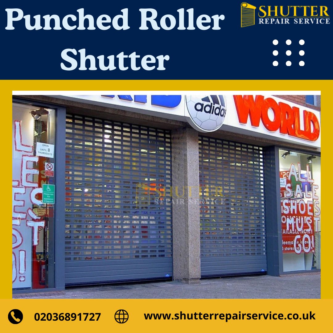 ShutterService's tweet photo. 👉Durable Punched Roller Shutter offers airflow visibility and strength for retail and industrial fronts while maintaining protection style &amp; smooth operation with daily use reliability control!
#PunchedShutter #RetailFronts #IndustrialSolutions
👉Website: https://t.co/XASMknENrY https://t.co/dFQhVyh2Iz
