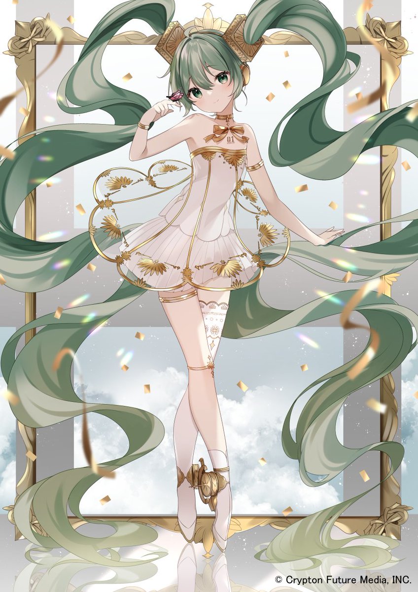 『初音ミクシンフォニー10th ANNIVERSARY BOOK』の献本をいただきました✨
2024年にオフィシャルパンフレットに描かせていただいたイラストを掲載していただいております！

10周年の記念すべき一冊に関わらせていただけて大変光栄です！
改めて10周年本当におめでとうございます✨