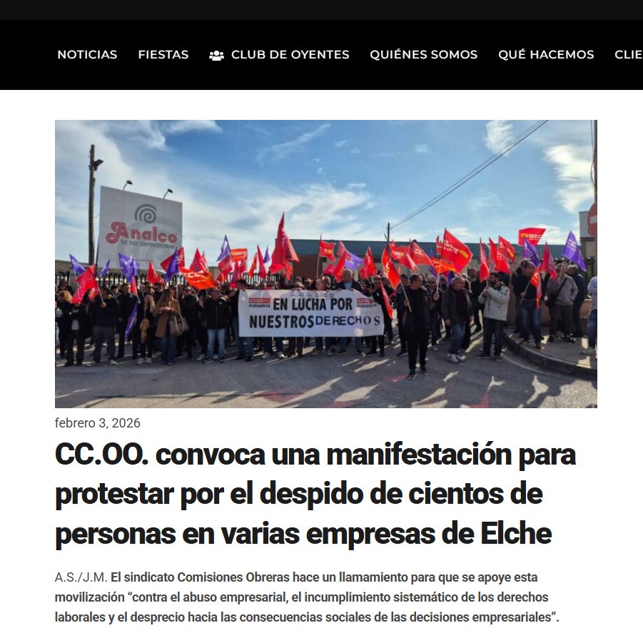 ccoopv's tweet photo. 📣EXIGIMOS
Cumplimiento de acuerdos del ERE de Analco
Pago de salarios pendientes 
Indemnizaciones dignas en María Jaén
Reubicación en Konecta 
Intervención @ajuntamentelx 
Activación de fondos europeos y criterios sociales que protejan la vulnerabilidad
📻https://t.co/RPJXAURYb1 https://t.co/PLgf8V37kP