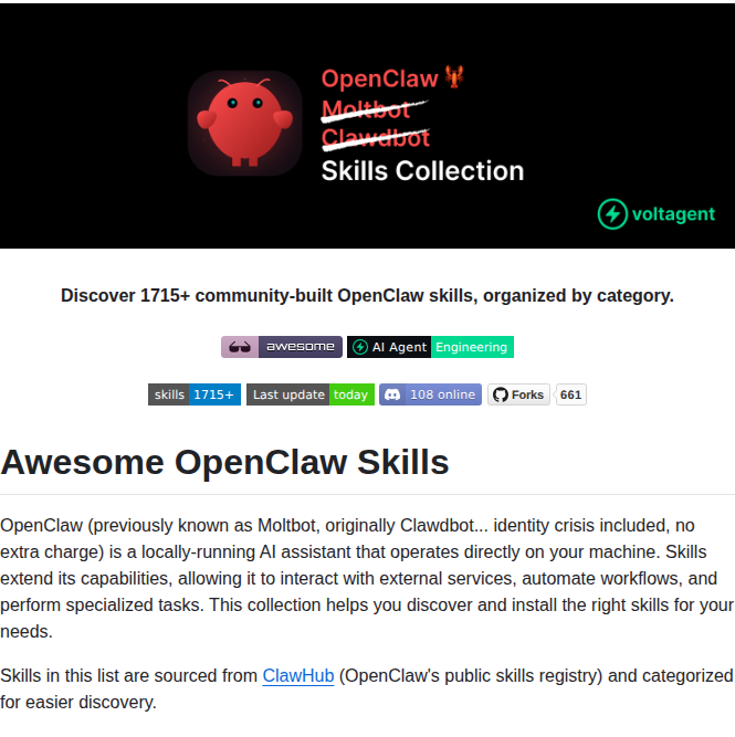 tom_doerr's tweet photo. Collection of 1715 skills for a local AI assistant

https://t.co/xoOx4M5GyT https://t.co/5C2QmVrLeD