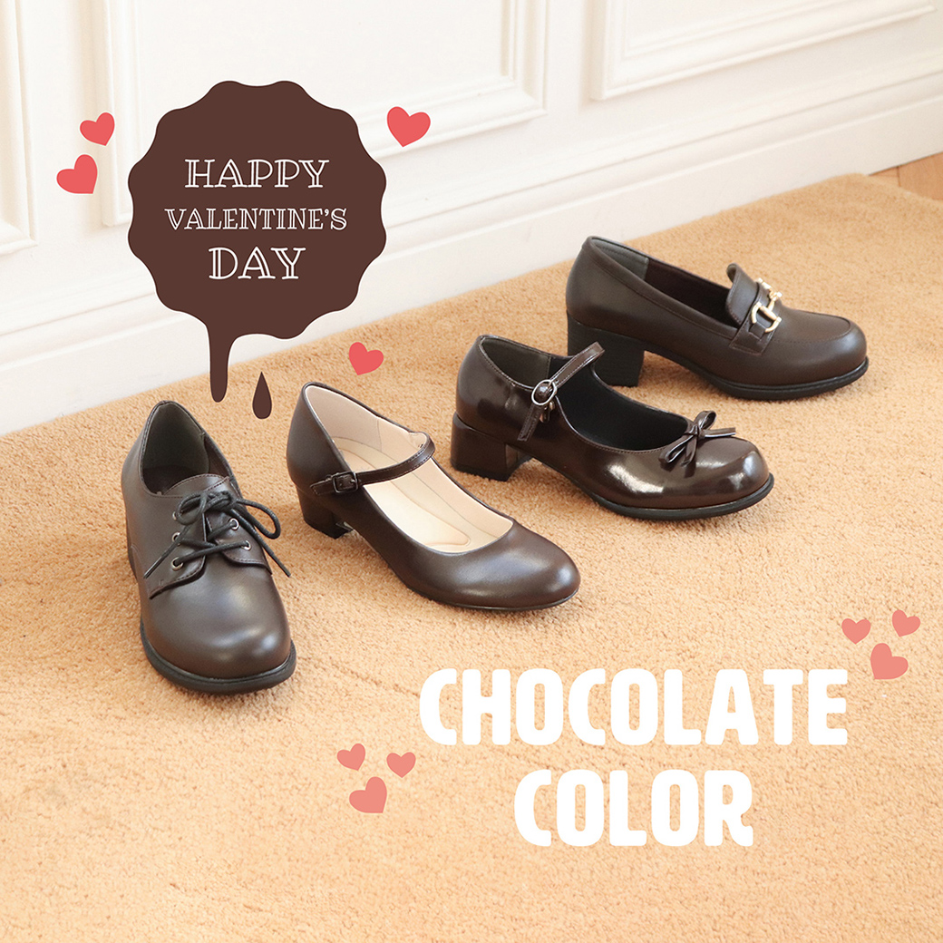 WEEKLY FEATURE 🍫✨

2026 St. Valentine's Day
バレンタイン気分を盛り上げる
 「チョコ色」シューズが大集合！

ミルク、ダーク、ホワイトに……
爽やかなミントチョコまで！？🌿

お気に入りの1足がきっと見つかるはず。

▽バレンタイン特集をチェック！
x.gd/XY0Hz