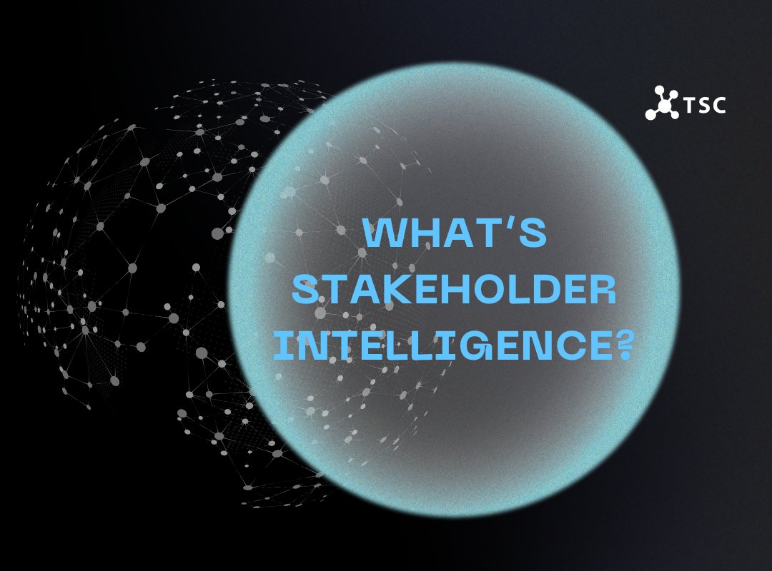 TSC_ai's tweet photo. From stakeholder management to engagement to intelligence, many organisations are still operating with fragmented tools, outdated assumptions, & blind spots around how stakeholders relate to real decisions and outcomes.

We wrote this guide on Stakeholder Intelligence to unpack these concepts: https://t.co/QMwz36dxem