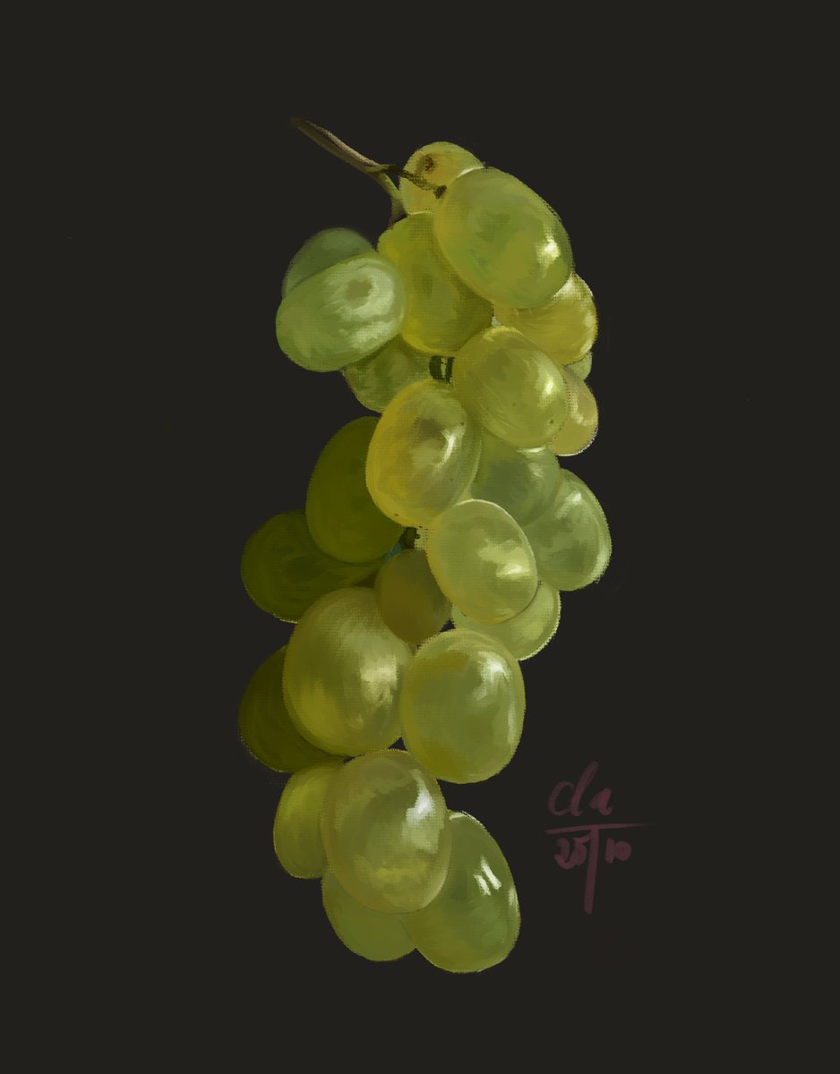 Clarisse_Obi's tweet image. Hi, I painted grapes. 🍇