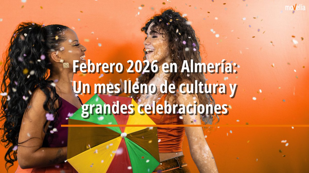 Almería arranca #febrero 🎭🎶 convirtiéndose en uno de los destinos más atractivos del invierno en el sur de España.

Te contamos todo lo que podrás hacer en #Almería 🗓️👉: bit.ly/4bzkc7t

#Movelia te lleva a Almería en #autobús 🚌💺 de forma cómoda, segura y sostenible.