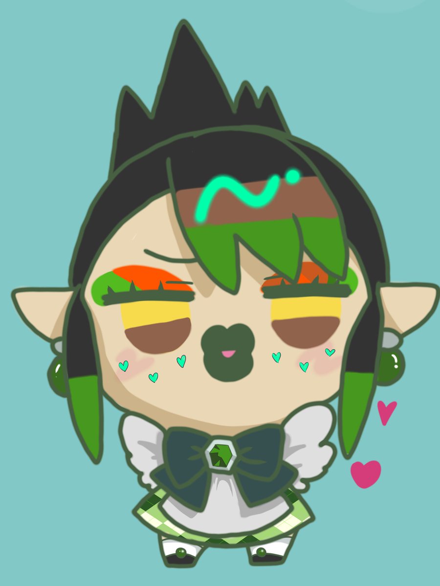 チャイちゃんでデジタル練習中… ……腕を根こそぎ描き忘れた…。