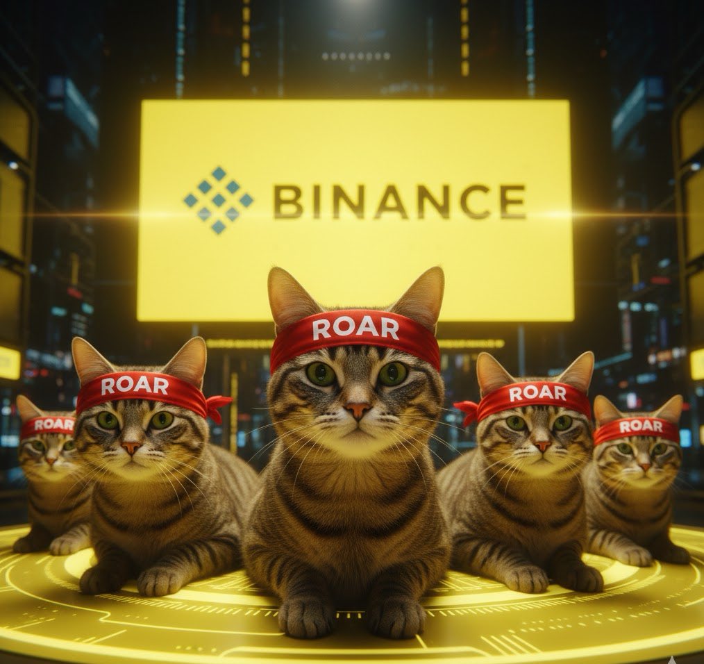 #Binance 
Roaring Kitty Token 

$ROAR is the perfect #CTO 
✅100% community-owned  
✅Contract renounced 
✅Liquidity burnt