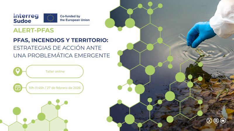 AlertPfas's tweet photo. ¿Cómo afectan los incendios a la dispersión de contaminantes #PFAS en el suroeste europeo? 🔥🧪

Únete al taller online de @Medi_XXI_GSA para el proyecto @AlertPfas . 

📅 27 de febrero 
🕙 10:00h CET 
📍 Online 
🔗 Inscríbete: https://t.co/ce6KA9LdeB https://t.co/7Wuxyyknug