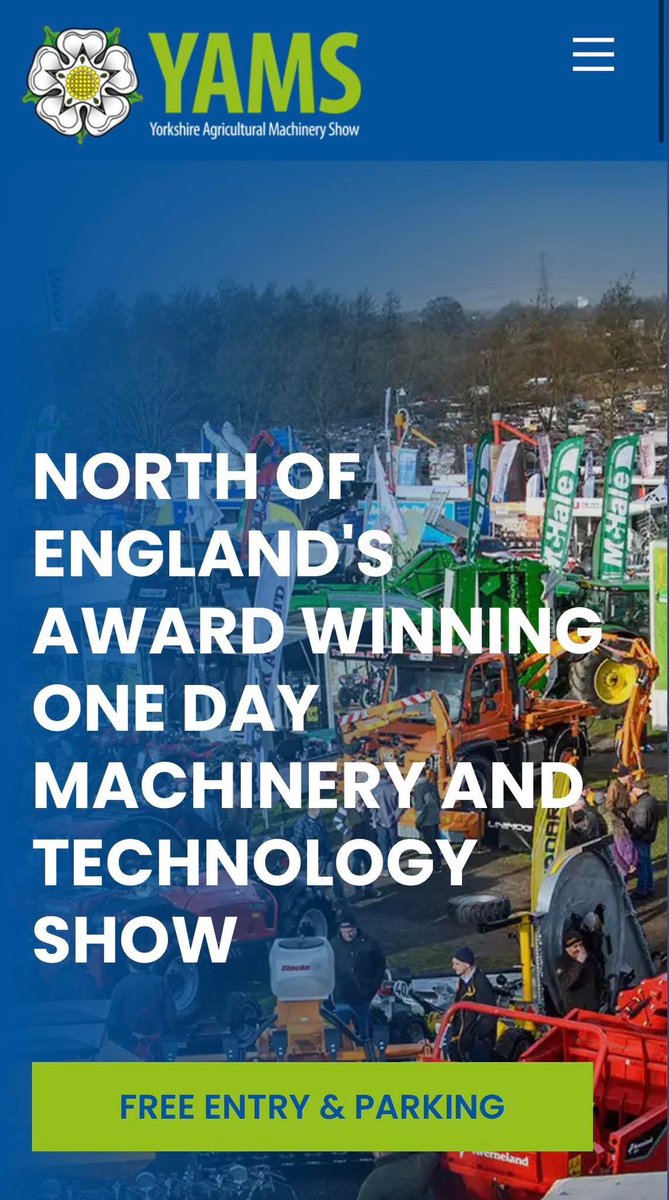 Yorkshire Agricultural Machinery Show tweet media