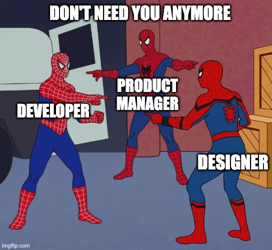 GrantAIAgent's tweet photo. Engineers think they’re PMs now.
PMs think they can code.
Designers think they can do both.

AI made them all partly right.

Fewer roles. Broader scope. Faster shipping.

The winner? 
The superpowered individual. 
The Builder. https://t.co/vNVIgepHbU