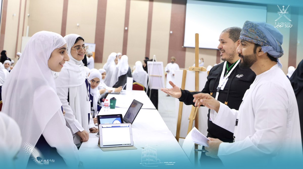 EduGovNBT's tweet photo. بدأ اليوم بمركز لوى للعلوم والإبتكار التحكيم النهائي لـ #هاكاثون_التعليم_المهني_والتقني، الذي يأتي بدعم من شركة أوكيو، 
تم التحكيم من قبل اللجان المتخصصة وفق تسعة مسارات للهاكاثون، حيث تم اليوم تقييم مشاريع فئة التعليم الأساسي(٨_١٠) إناث، وفئة التعليم المهني والتقني(١١_١٢) إناث، حيث بلغ عدد الفرق المتأهلة للتقيم النهائي (84) فريقا، وعدد الطلبة (301)، وبعدد م��كمين (23) محكما.
#فعاليات_تعليمية_شمال_الباطنة
#تعلم_مستدام
