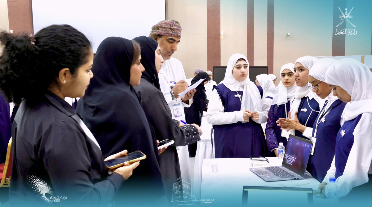 EduGovNBT's tweet photo. بدأ اليوم بمركز لوى للعلوم والإبتكار التحكيم النهائي لـ #هاكاثون_التعليم_المهني_والتقني، الذي يأتي بدعم من شركة أوكيو، 
تم التحكيم من قبل اللجان المتخصصة وفق تسعة مسارات للهاكاثون، حيث تم اليوم تقييم مشاريع فئة التعليم الأساسي(٨_١٠) إناث، وفئة التعليم المهني والتقني(١١_١٢) إناث، حيث بلغ عدد الفرق المتأهلة للتقيم النهائي (84) فريقا، وعدد الطلبة (301)، وبعدد م��كمين (23) محكما.
#فعاليات_تعليمية_شمال_الباطنة
#تعلم_مستدام
