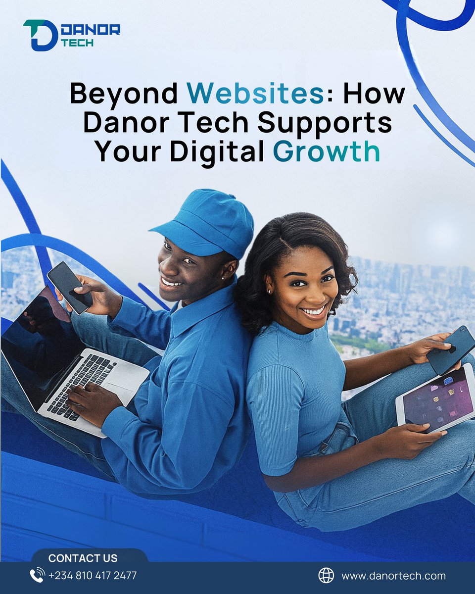 danor_tech's tweet photo. Your website is only one part of your digital ecosystem

At Danor Tech, we help brands show up clearly, perform better, and stay future-ready beyond just design

Ready to work with a full digital partner?
Let Danor Tech fix it for you
—
#DanorTech #DesignThatWorks #OnlinePresence #WebsiteUpgrade