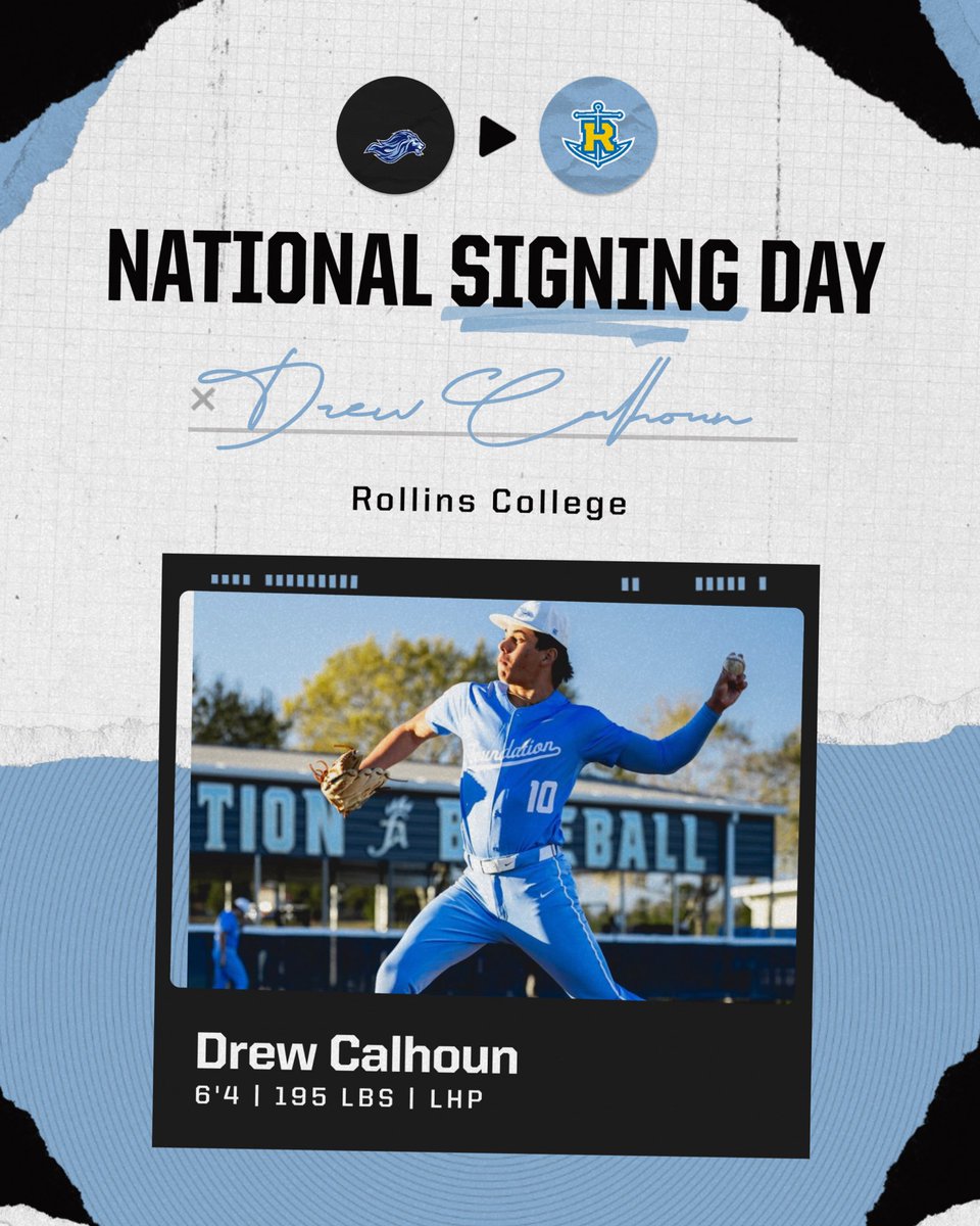 Foundation_BSB's tweet photo. Come support Drew Calhoun sign to further his academic and baseball career at Rollins College today at 2:30 PM in the gym #RollLions https://t.co/rgd4kFpvDj
