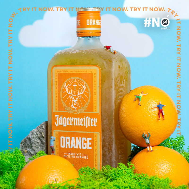 Daytime hits different when New Jagermeister Orange pulls up. 🍊