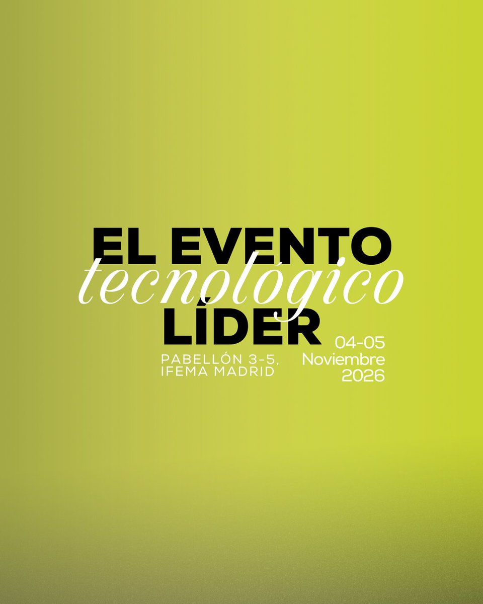 Tech Show Madrid tweet media