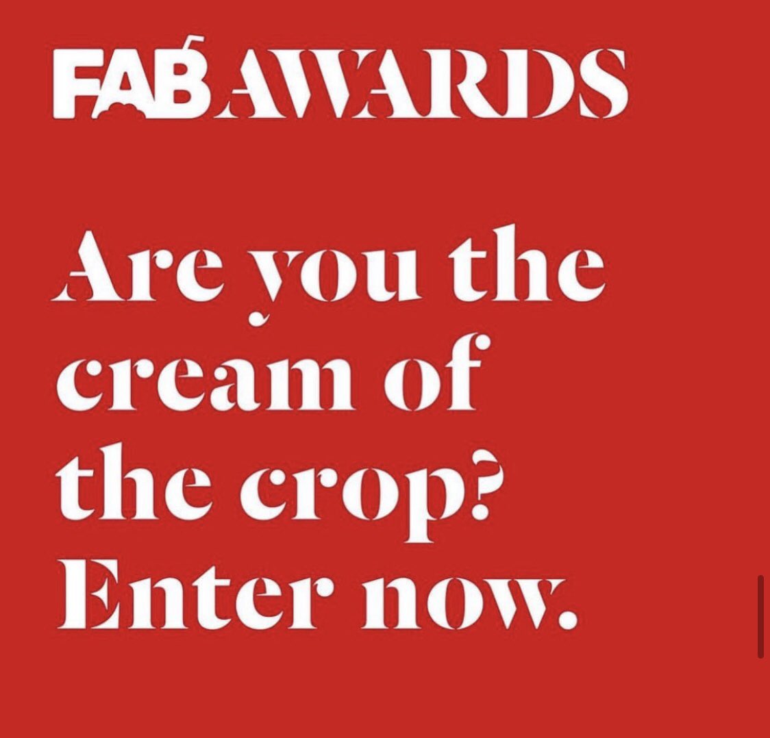 Calling: The Best #Design #Advertising #Packaging #PR #Influencer #Retail #Digital #Interiors for Food and Beverage Brands and Outlets…..
Enter The 28th FAB Awards by 7th March 🏆
-
#thefabawards2026