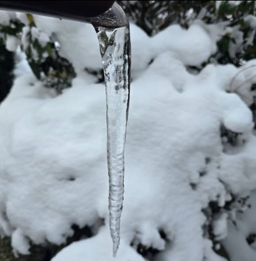 bubblehome's tweet image. Icicles: nature’s quiet geometry, formed drip by drip along the eaves. A fleeting moment of winter design. ❄️
#winter #icicles #frost