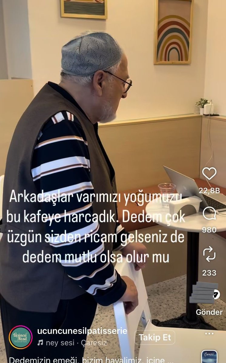 ZamHaberAjans's tweet photo. “Varımızı yoğumuzu bu işletmeye koyduk, dedem çok üzgün, gelip destek olun” diyerek reklam yapan işletme sahibinin menü fiyatları sosyal medyada tartışma yarattı. https://t.co/AZnSDIXfdr