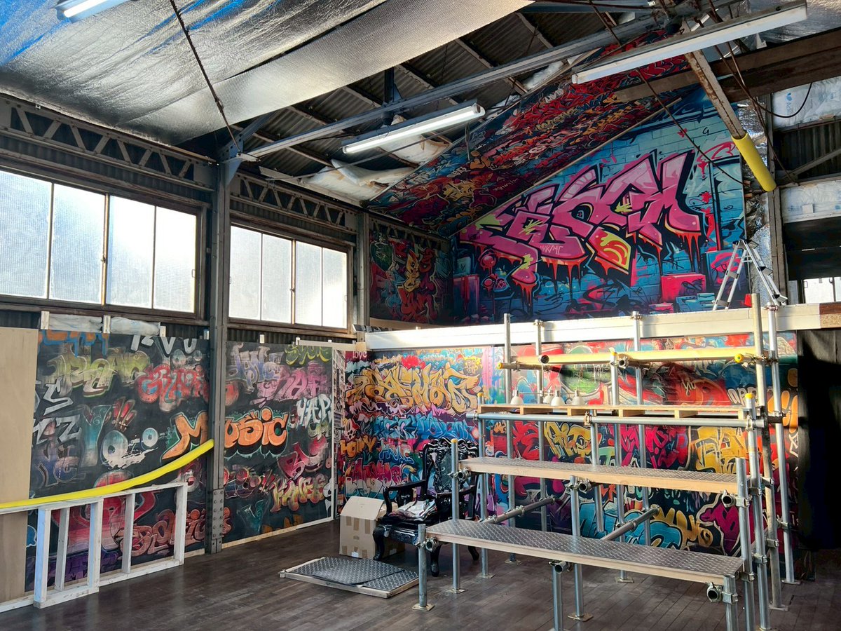 スタジオ制作現場🎨🔨 tweet media