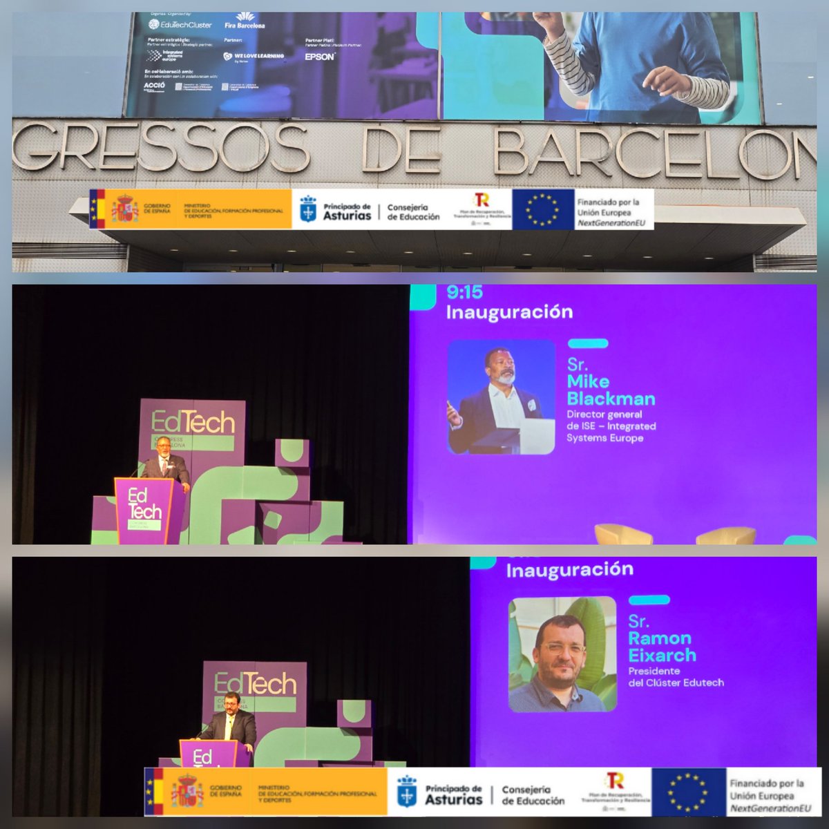 cpravilesocci's tweet photo. Estamos en la apertura de #EdTech26 #fira intentando absorber todas las novedades tecnológicas en educación para incorporarlas a actividades formativas futuras.💻📝
#formacionpermanentedelprofesorado #asturiasformación @Educastur @cprgijon @oviedocpr @cprcuencas #mrr https://t.co/lzExSVZJd7