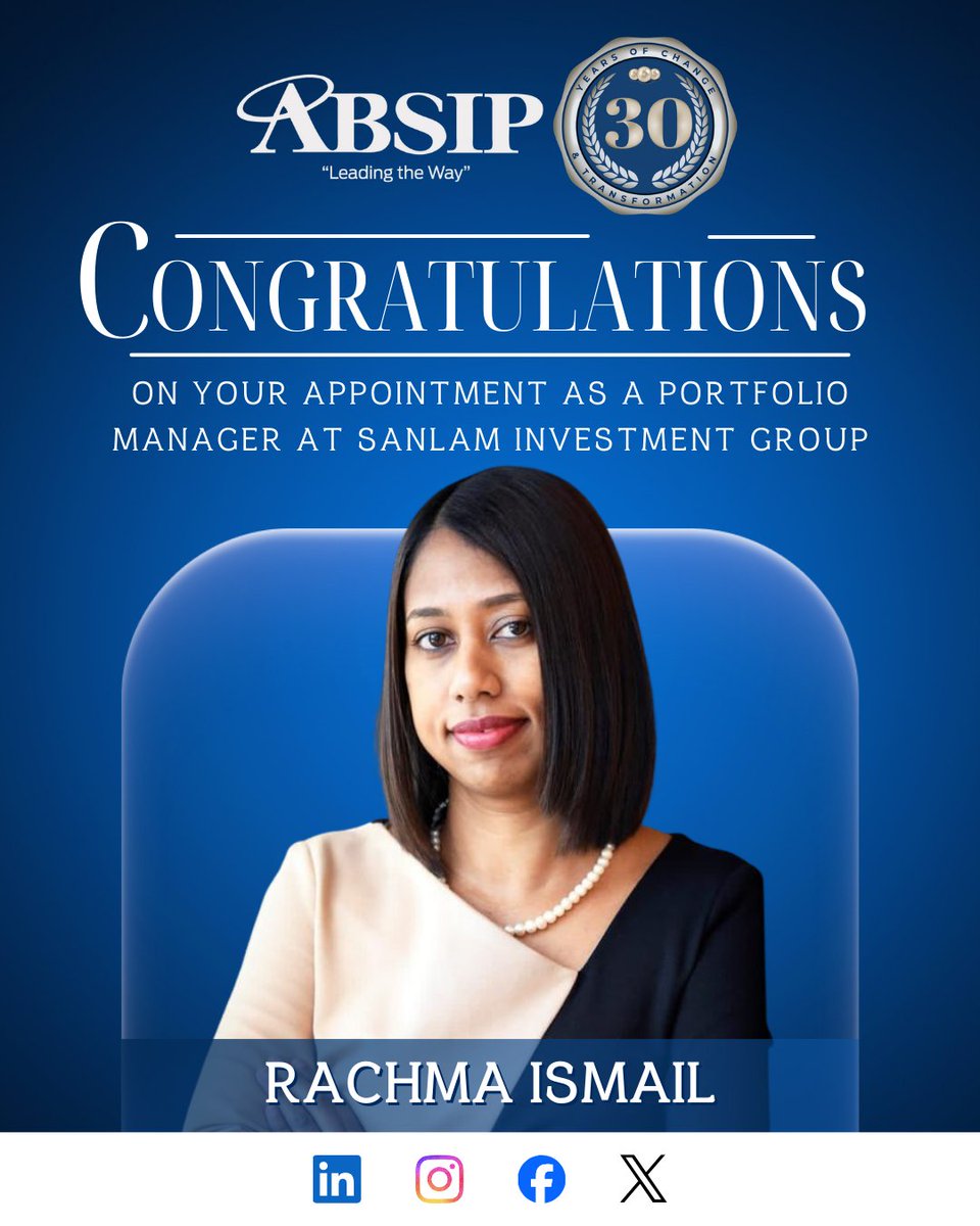 #ABSIPcongratulates, our ABSIP Women In Focus (AWIF) committee member, Rachma Ismail, on her achievement!