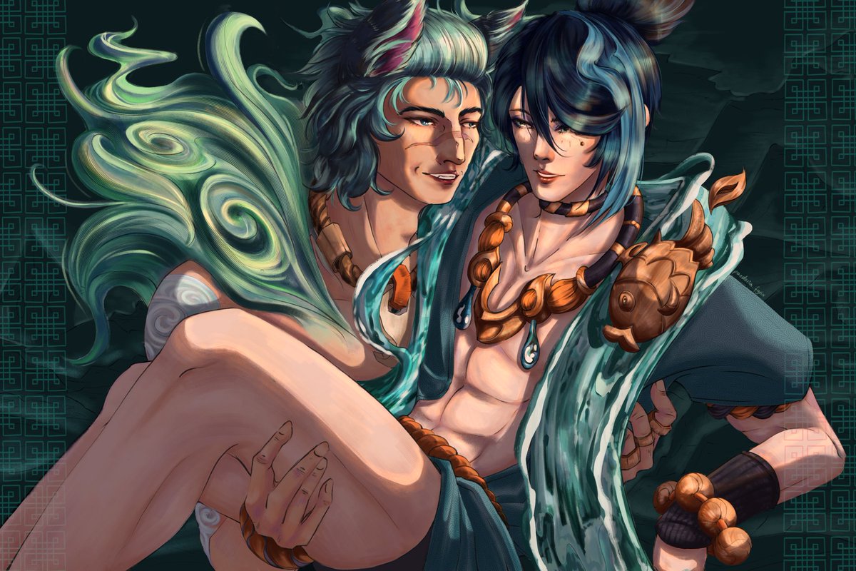 PFynix's tweet photo. I’ll just leave these two here and ignore that I ditched this piece for months 
#settphel https://t.co/K0apgvOER6