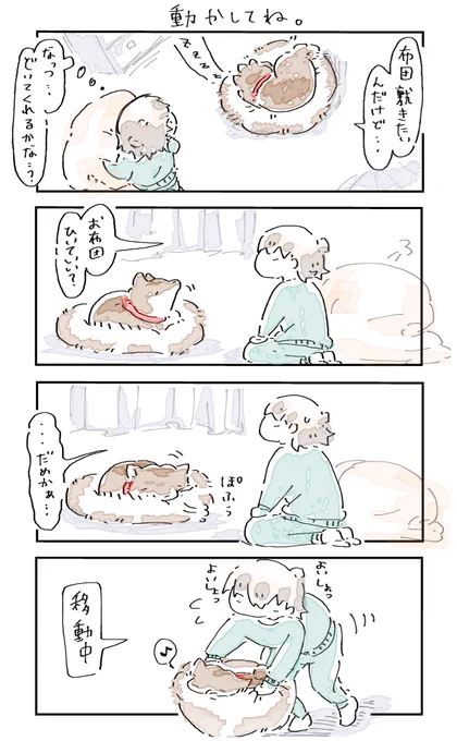 #4コマ漫画 #柴犬
動かしてね。 