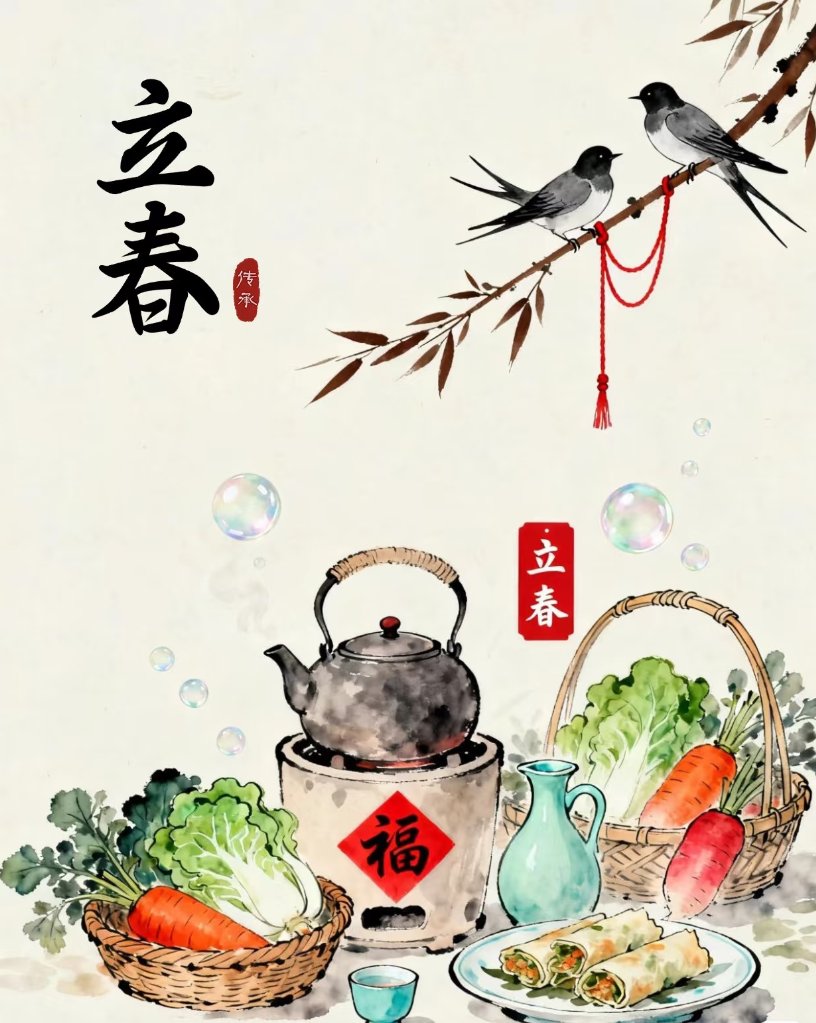 今日立春

万物复苏的季节要来了

2026年，麻烦请对我好点~