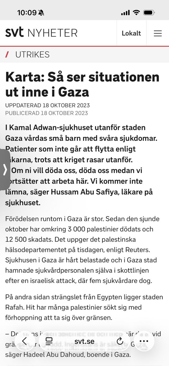 AronFlam's tweet photo. Hej @svtnyheter och @AmnestySverige 
Som ni kan se på bilden har läkaren Hussam Abu Safiya avslöjats vara en Hamasofficer. Jag förutsätter att SVT gör en tydlig rättelse och att ni på Amnesty gör avbön. Men kommer inte hålla andan i väntan på att det ska ske. https://t.co/9iYxWMgBZD