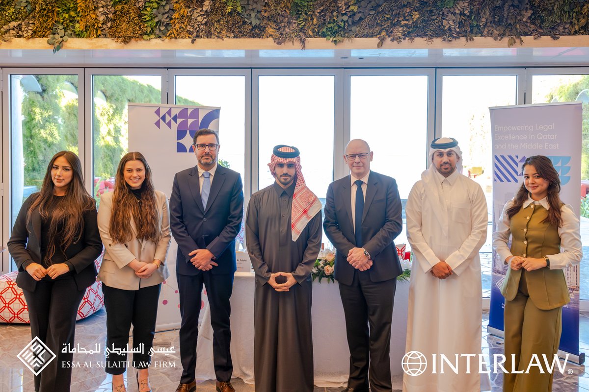 #Essa_Al_Sulaiti_Law_Firm Strengthens Global Presence as Interlaw’s Exclusive Strategic #Partner in Qatar We are pleased to announce that Essa Al Sulaiti Law Firm has been appointed as the Exclusive Strategic Partner of #Interlaw in the State of Qatar.  #InternationalPartnerships